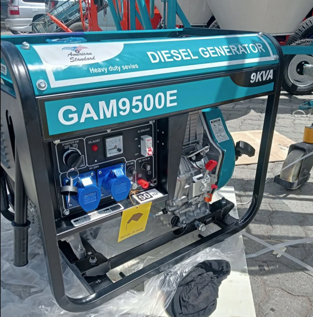 Portable 9Kva Diesel backup generator - GAM Africa